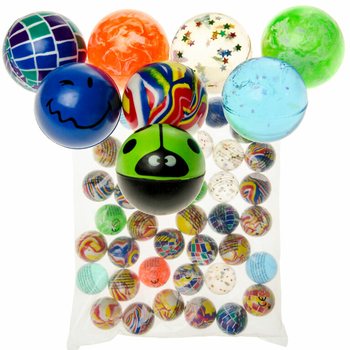 MIX Palline Rimbalzanti Ø 4,5 cm (40 pz)