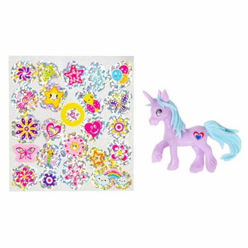 POCKET UNICORN - UNICORNO + ADESIVI IN SACCHETTO REGALO - IN DISPLAY (24 pz.)