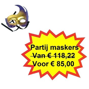 Stock di Maschere Veneziane (164 pz.)