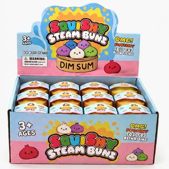 RAGE - Squishy Bun Dumplings PICCOLO (Dim. 5.5 x 5.5 x 3 Cm) - Viral 2026 Fidget Toy (24 pz.)