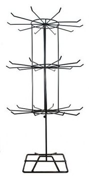 Espositore in Metallo Nero (3 Livelli) - 1 pz