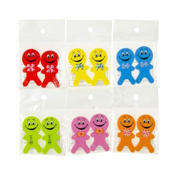 Gomme Smiley Allegre 2 Pezzi (36 set)