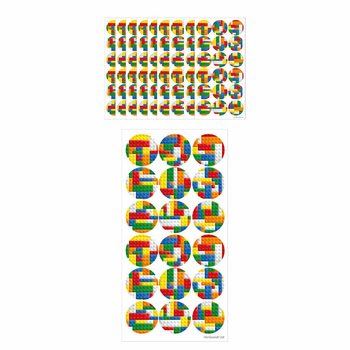Fun Stickers - Mattoncini Brickz (10 fogli)
