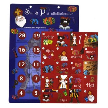 CALENDARIO CONTO ALLA ROVESCIA SAN NICOLA - MODELLO 1 (12 pz.)