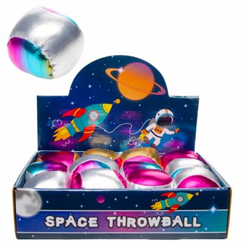 PALLA DI PELUCHE METALLICA DA LANCIARE - SPACE (12 Pz.)