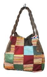 Art.nr: 97728 - BORSA PATCHWORK B-FAIR PICCOLA MARRONE (1 pz)
