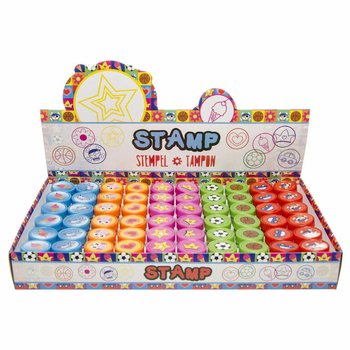 Timbri Assortiti in Espositore da Banco (60 pz.) - Ingrosso Giochi
