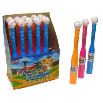 BOLLE DI SAPONE MAZZA DA BASEBALL (18 pz.)