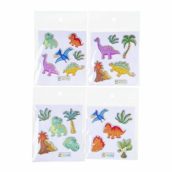 ADESIVI BRILLANTINATI - MODELLO: DINOSAURO (100 pz.)