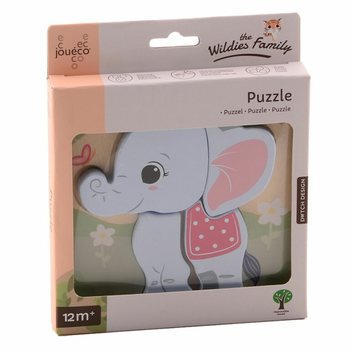JOUECO - THE WILDIES FAMILY MIX PUZZLE IN LEGNO - Dai 12 Mesi (12 pz.)