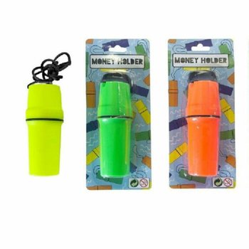 Tubetto Porta Soldi su Card - Colori Misti (12 pezzi)