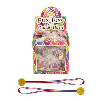 Medaglie del Vincitore con Nastro in Display (120 pz.)