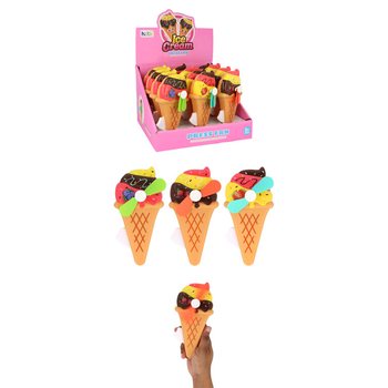 VENTILATORE MANUALE A FORMA DI GELATO - IN DISPLAY (12 pz.)