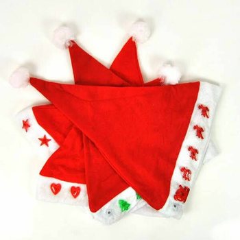 PACCHETTO ASSORTITO CAPPELLI DI NATALE LUMINOSI (12 pz.)