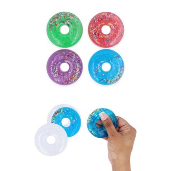 Putty Donuts in espositore colorato - Mix di colori (24 pezzi)