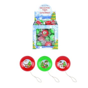 YO-YO DI NATALE DA REGALARE Ø 3,8 CM IN DISPLAY (72 pz.)