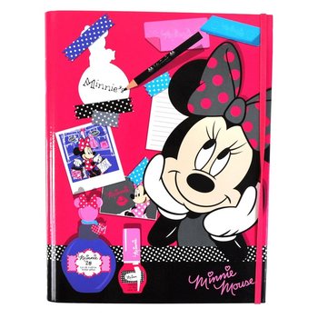 SET DI CANCELLERIA MAKE-UP DISNEY MINNIE MOUSE A FORMA DI LIBRO (3 pz.)