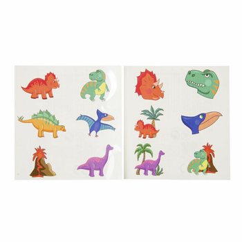 Display di Tatuaggi Temporanei Dinosauri (96 Pezzi)