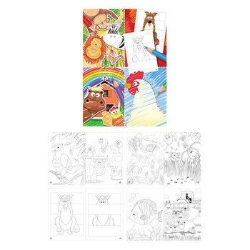 LIBRO DA COLORARE ANIMALI (48 pz.)
