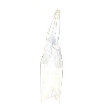 Busta da Imballaggio Trasparente di Lusso con Fondo a Blocco e Maniglia Robusta 18,5x18cm (25 pz)