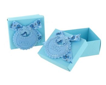 Scatola Regalo Celeste per Neonato (12 pz.)