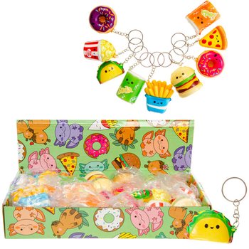 Portachiavi Squishy Fast Food in Display (24 pz.)