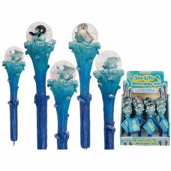 Penne a Sfera Sea Life con Glitter (Display da 12)