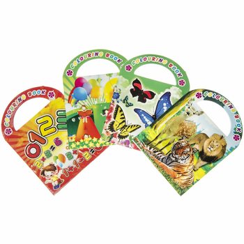 Piccoli Libretti da Colorare con Adesivi Mix (12 pezzi)
