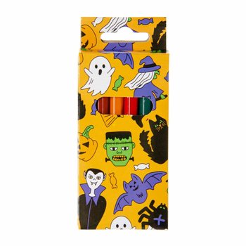 Set di 6 matite colorate Halloween (24 pezzi)