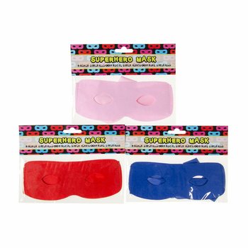 MASCHERA DA SUPEREROE - COLORI MISTI (24 pz.)