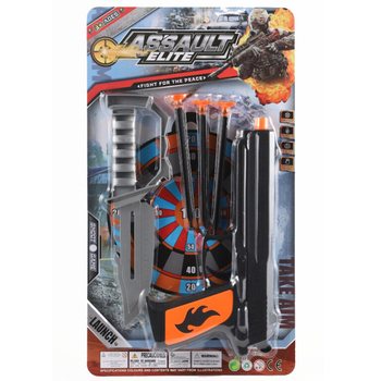 ASSAULT ELITE - Set Pistola con Freccette a Ventosa e Coltello (6 pz.)