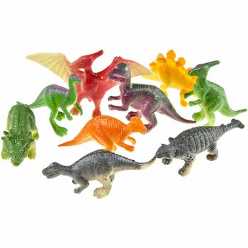 Set di 12 Personaggi Giocattolo Dinosauro in Confezione (6 pz.)