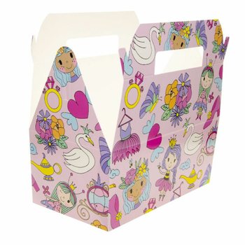 Scatola Menu Principessa - Porta Menu Bimbi - 22,5 x 12 x 9,5 cm (24 pz.)