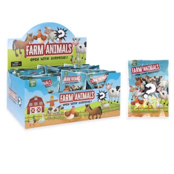 Blind Bag / Bustina Sorpresa - Tema: Animali della Fattoria in Display (60 pz.)