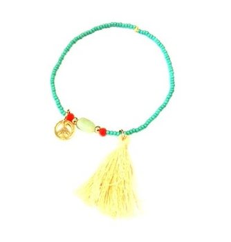 Braccialetto Peace Stile Ibiza (1 pz)