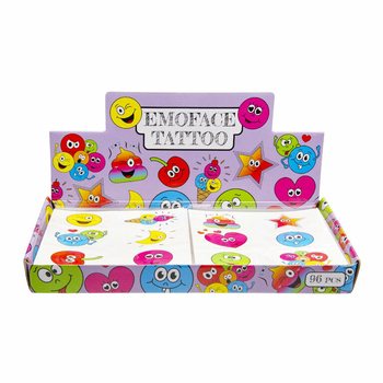 TATUAGGI DIVERTENTI – MODELLO: SMILEY (96 pz.)
