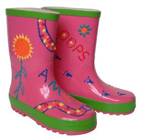 FUNKY WELLIES - COLORA I TUOI STIVALI - ROSA / TAGLIA: 30