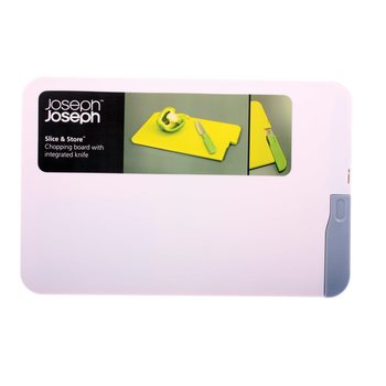 JOSEPH JOSEPH - TAGLIERE SLICE & STORE CON COLTELLO INTEGRATO (1 pz.)