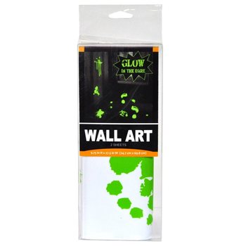ADESIVI MURALI GLOW IN THE DARK - DECORAZIONE HORROR (6 pz.)