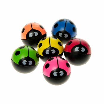 Pallina Rimbalzante Coccinella &Oslash; 3,6 cm in Display (30 pz.)