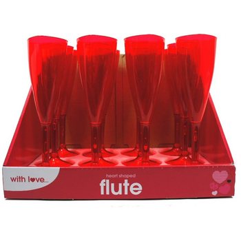 Bicchieri da Champagne a Forma di Cuore (12 pz.)