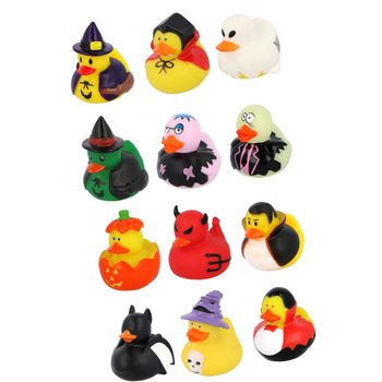 Paperelle di Gomma Halloween Mix (12 pezzi) - 6 x 5 cm