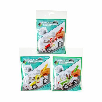 Puzzle 3D Costruisci e Colora la tua Auto (12 pz.)