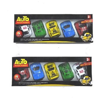 5 Mini Auto Pull-Back in Scatola (3 pz.)