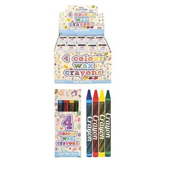 Set da 4 Pastelli a Cera in Display (120 pz.)