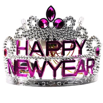 Corona HAPPY NEW YEAR con Luci (10 pz.)