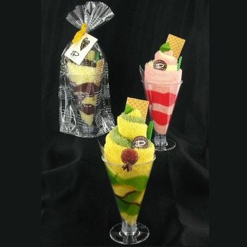 ASCIUGAMANO A FORMA DI SORBETTO (Set da 2)
