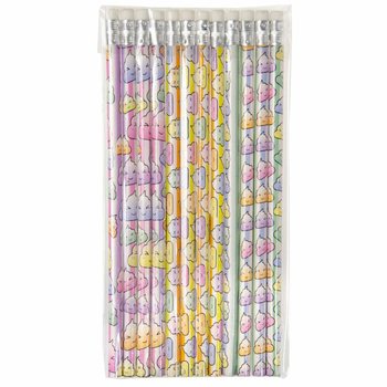 Matite 'Pup&ugrave;' Neon con Gomma (12 pezzi)