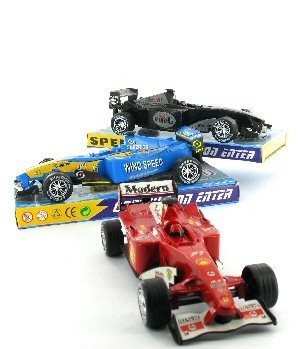Auto da Corsa F1 a Frizione in Blister (12 pz.)