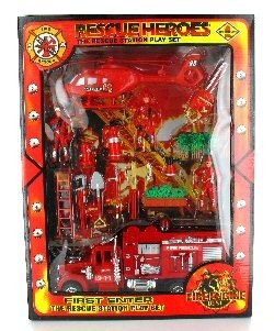 Grande Set Giocattolo dei Vigili del Fuoco - Modello 2